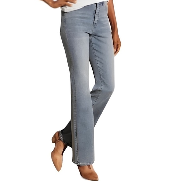 Soft Surroundings Ultimate Denim High Rise Bootcut Jeans Medium Wash - Picture 1 of 6